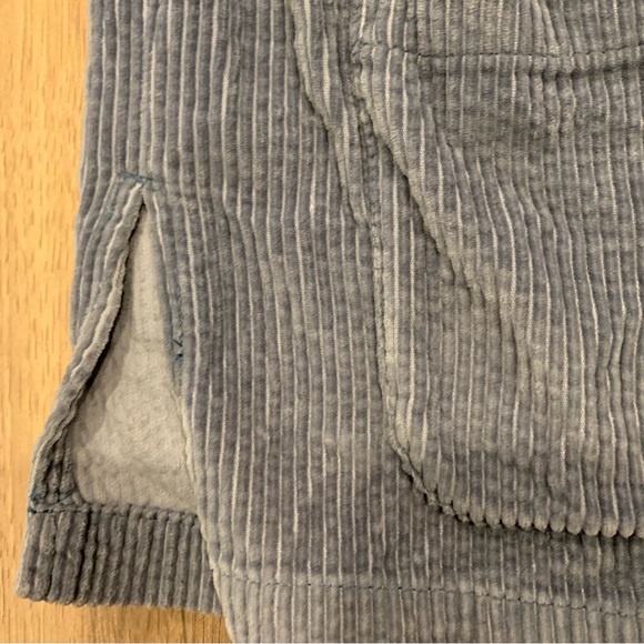 Nordstrom Dusty Blue Corduroy Button Up Shacket - Picture 3 of 6